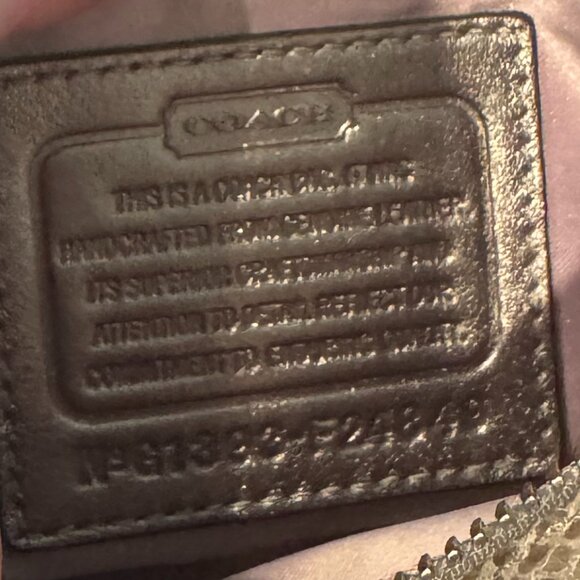 Coach Python Leather Cross Body Bag - Picture 10 of 15